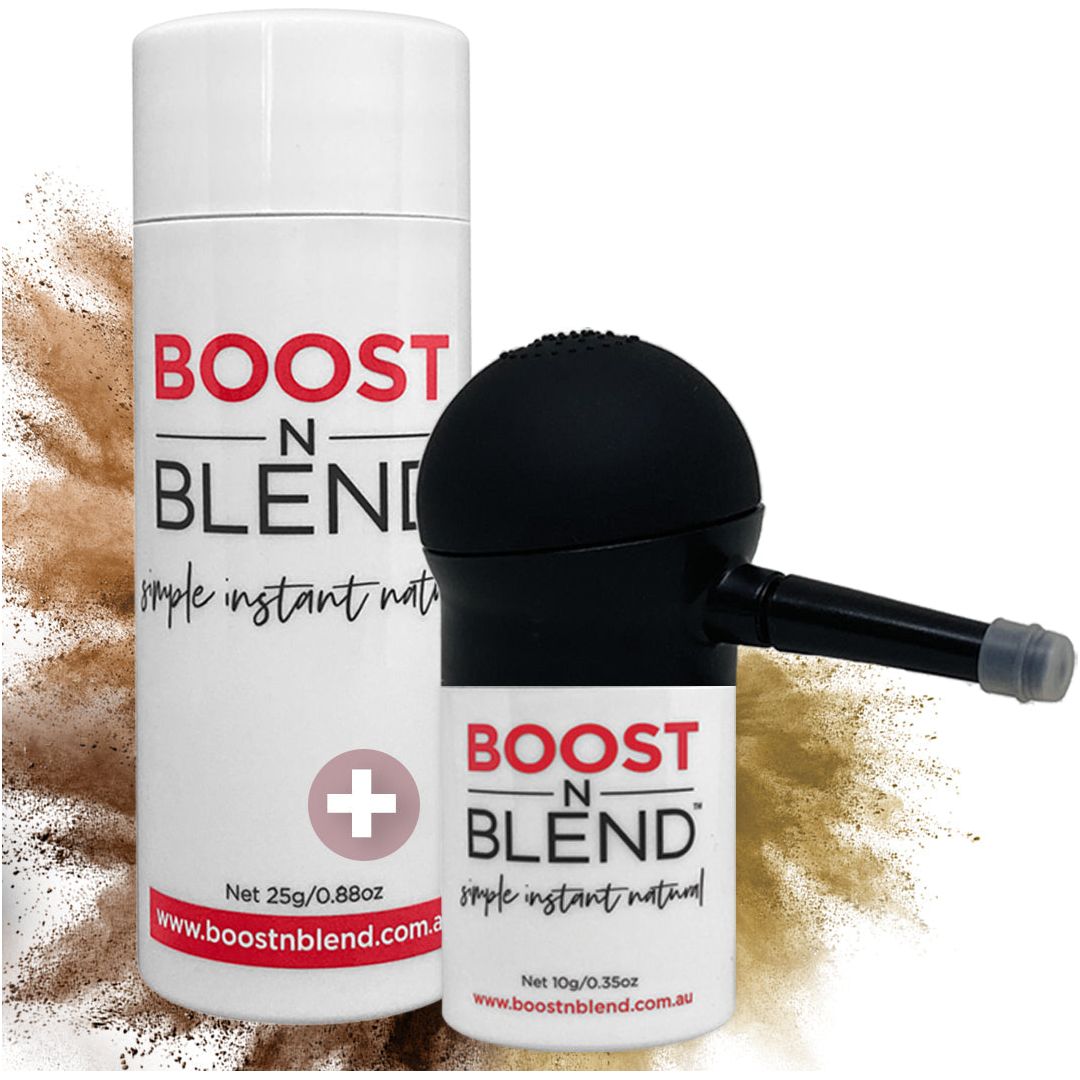 Large 25g Plus Small 10g Fibres + Applicator - BOOST N BLEND UK product image