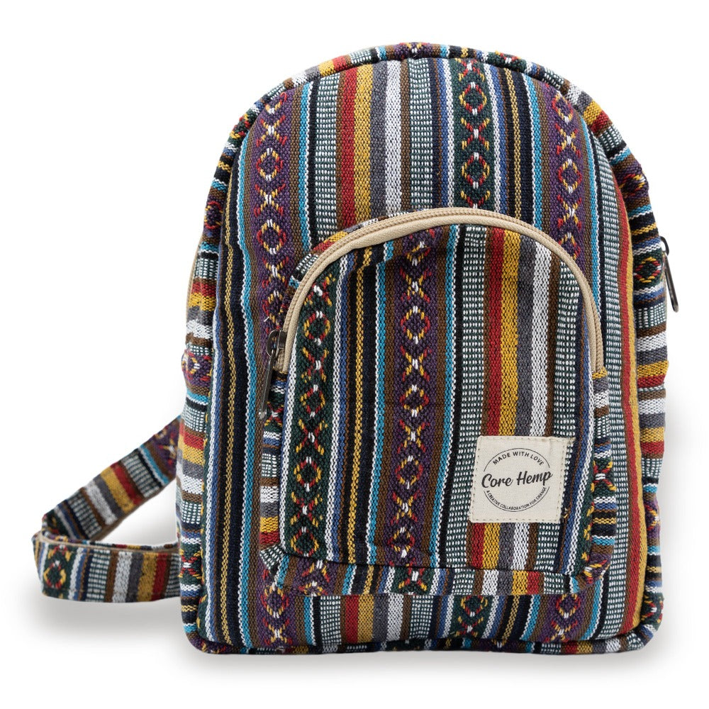 Core Hemp Mini Backpack - Boho Cotton