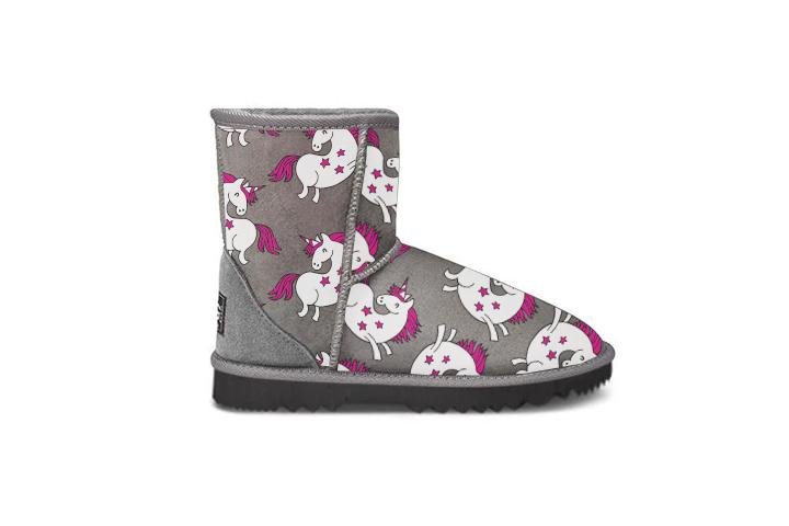 Unicorn Grey Short UGG Boots – Original 