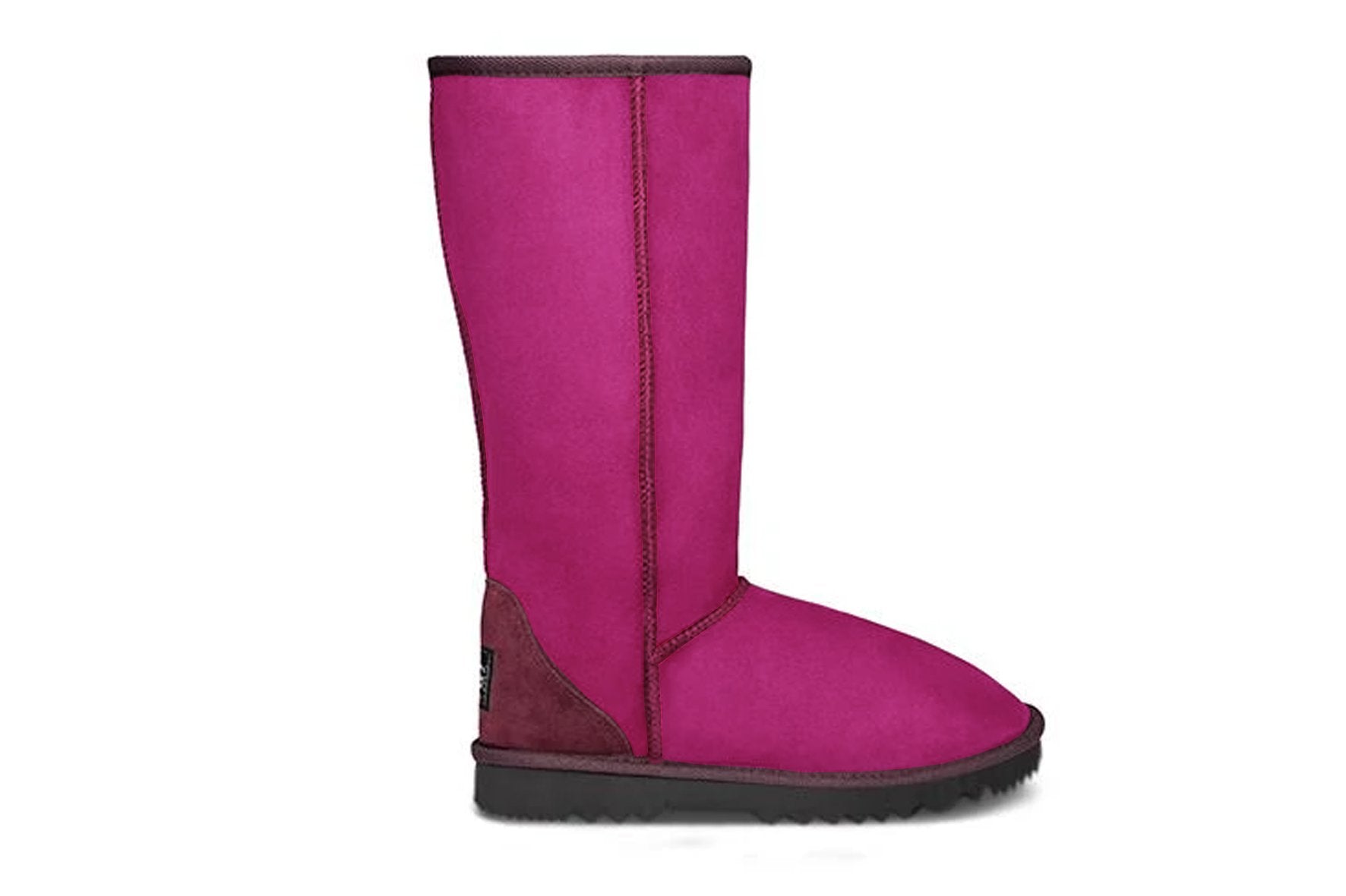 pink tall boots