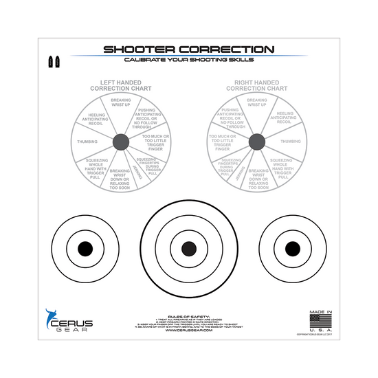 Shooter Correction Targets | Cerus Gear