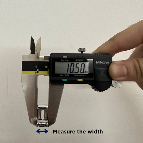 measuring guitar saddles