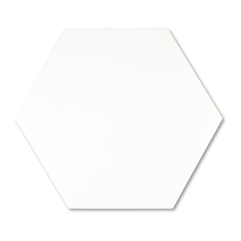 Madrid White Hexagon Matte Porcelain Tile