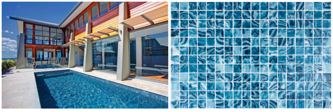 Vanguard Navagio Glass Pool Tile