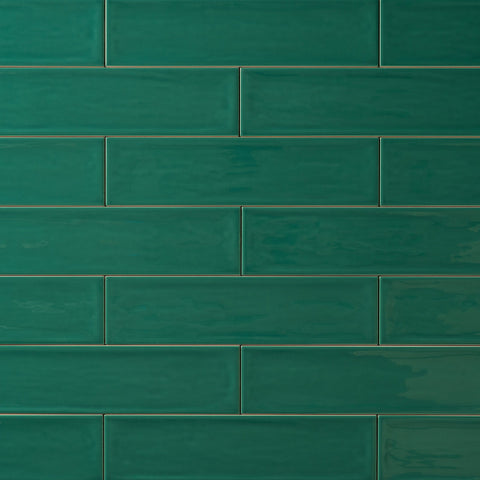 Chanelle Emerald Green 3x12 Ceramic Tile