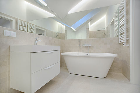 Tiled bathroom