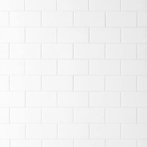 Ice White Glossy 3” by 6” Ceramic Subway Wall Tile