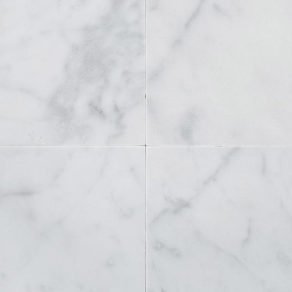 Carrara White 12x12 Marble Field Tile Polishedhoned Tilezz 9752