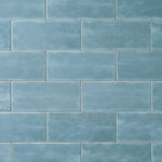 Load image into Gallery viewer, San Fran Volga Blue 4x10 Ceramic Subway Tile Tilezz 
