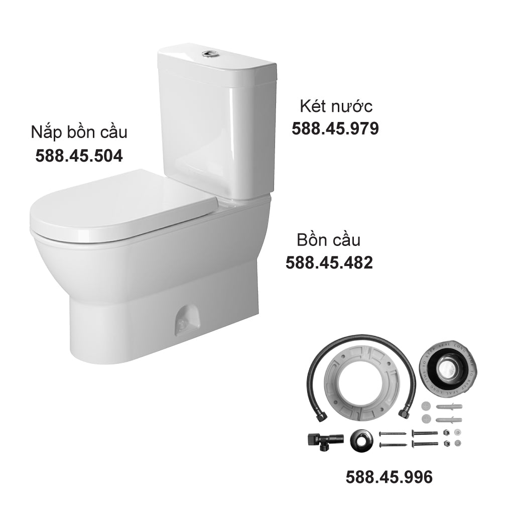 Bồn cầu hai khối Duravit 588.45.393