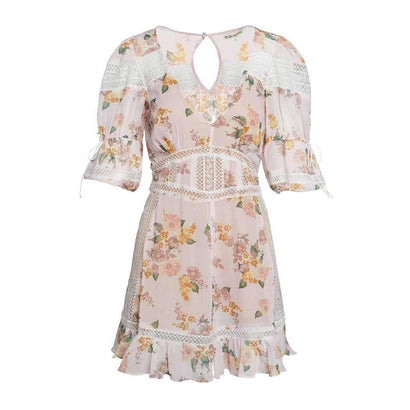 lillie chiffon corset dress for love and lemons