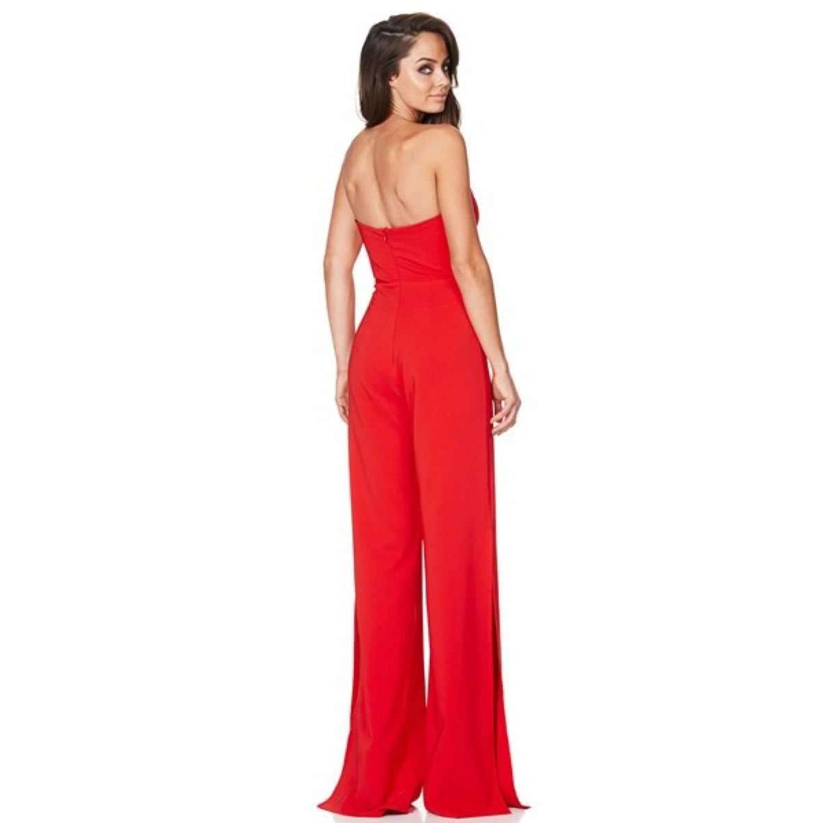 Nookie Glamour Jumpsuit Cherry Red for Hire | VESTRR – Vestrr
