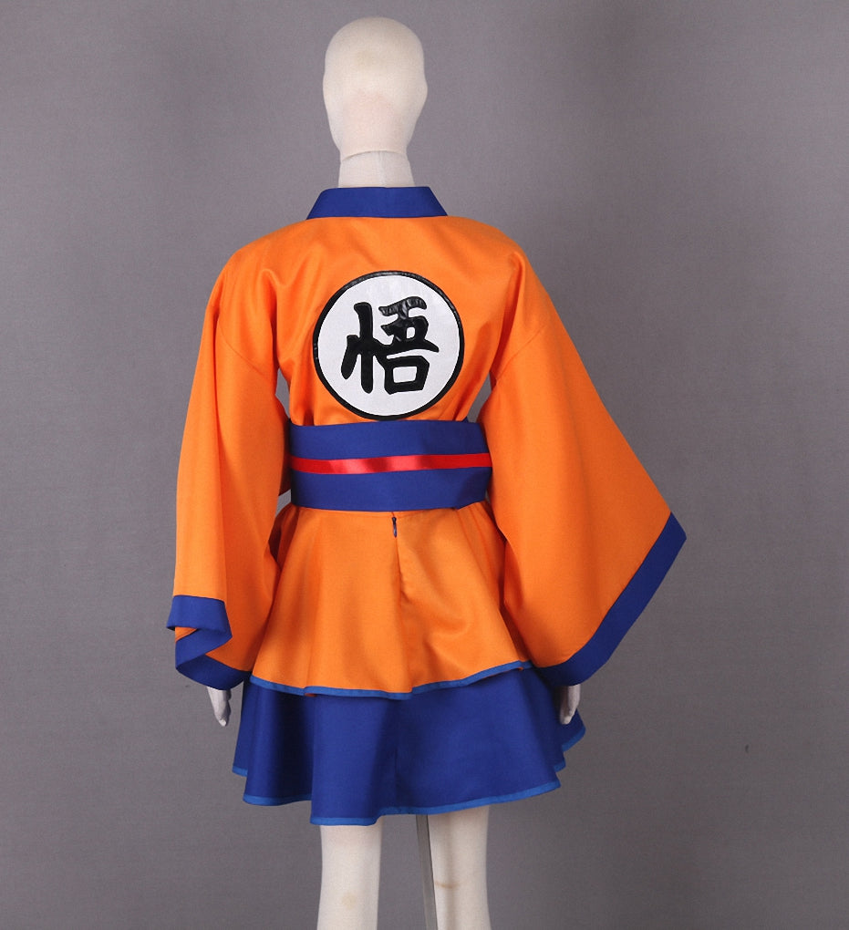 Dragonball Z Son Goku Cosplay Costume Female Dress Auscosplay