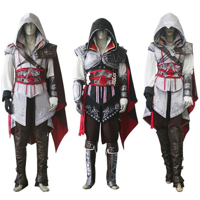 Assassins Creed 2 Ezio Auditore Cosplay Costume Outfit Female/Men/Kids –  Auscosplay