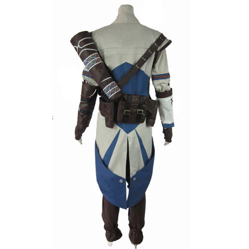 Assassins Creed 3 Connor Kenway Cosplay Costume Men Outfit Custom Made ...