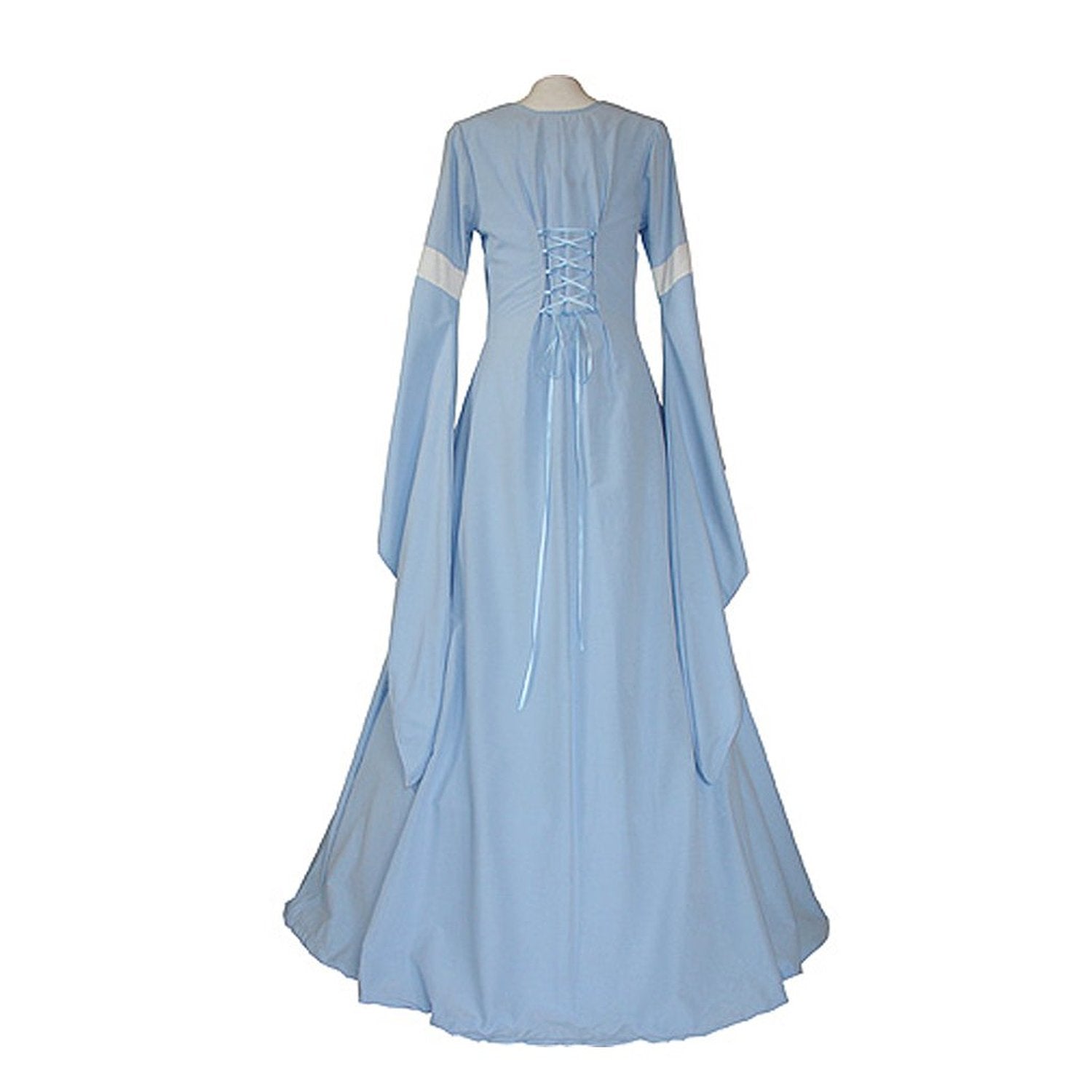 light blue victorian dress