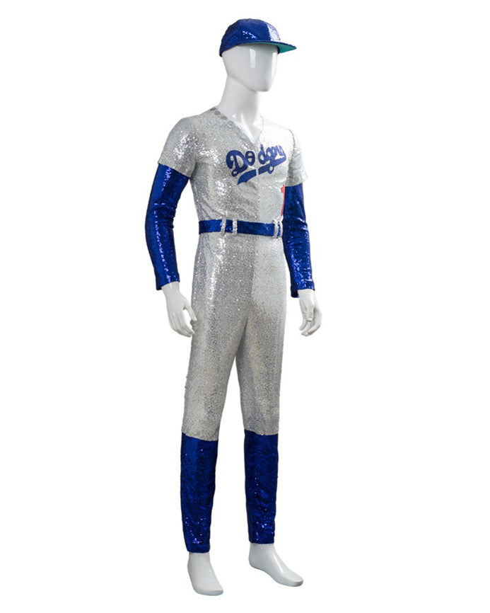 Rocketman Elton John Dodgers Cosplay Costume Baseball Uniform Auscosplay