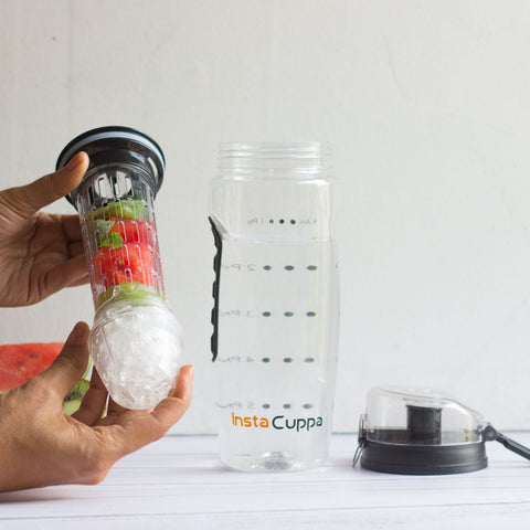 How To Use The Protein Shaker Ball With Fruit Infuser Bottle 