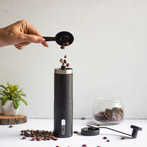 InstaCuppa Manual Coffee Grinder - How To Use - Step 1