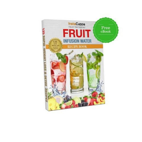 InstaCuppa Fruit Infuser Water Bottle 1000 ML with Free Detox Recipes eBook