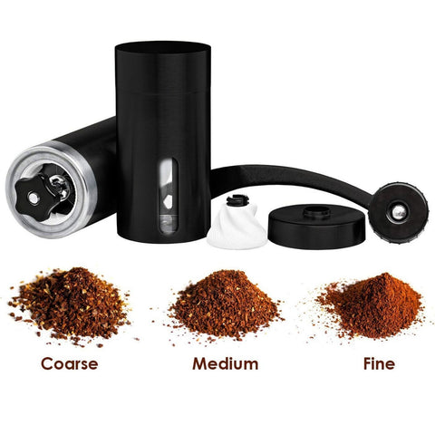 InstaCuppa Manual Coffee Grinder Gives Consistent Grind Size