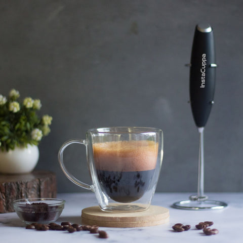 InstaCuppa Premium Milk Frother - Perfect For Adding Froth To Your Espresso