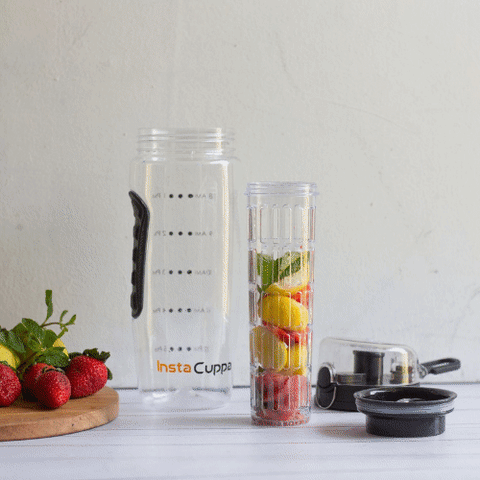 InstaCuppa TRITAN Fruit Infuser Water Bottle 1000 ML - How To Use