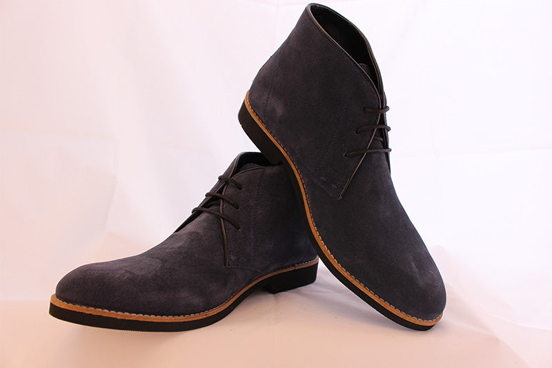 mens navy desert boots