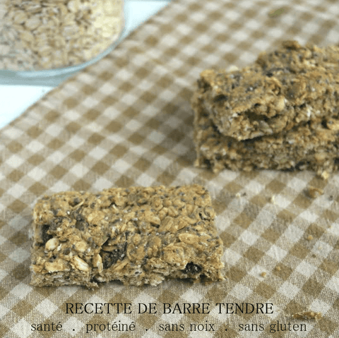 Recette barre tendre santé