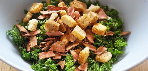 100% vegan Caesar salad