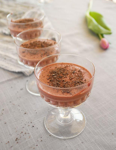 Light choco-raspberry mousse (Mother's Day)