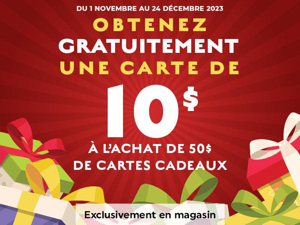 Carte Cadeau - La Boîte à Graines