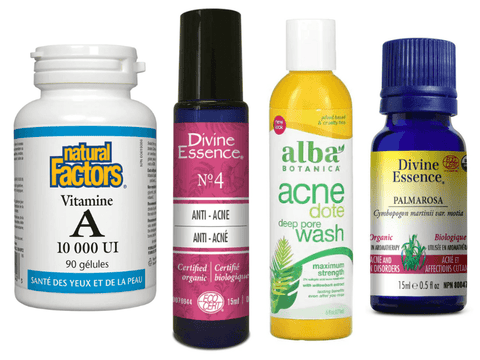 remèdes naturels à l'acné suppléments