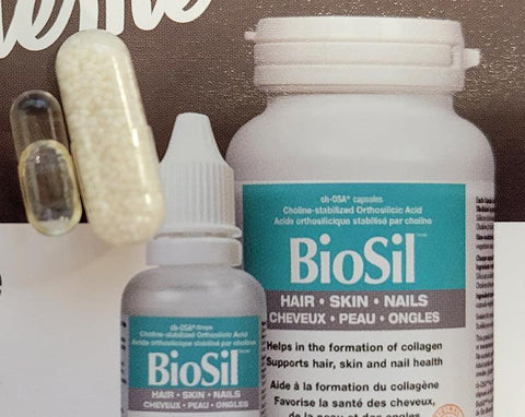 biosil liquid and transparent capsules