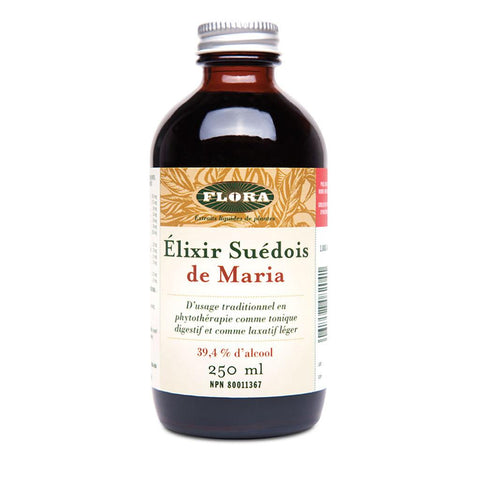 Élixir Suédois de Maria Liquide Mélange de Plantes Séchées Flora