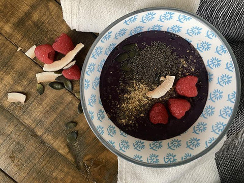 recipe bowl smoothie berries superaliments greens genuine health