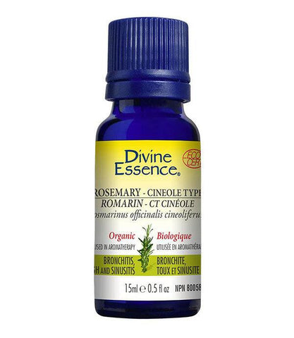 divine essence organic rosemary cineole essential oil