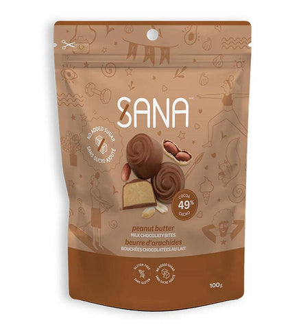 sana peanut butter chocolate bites