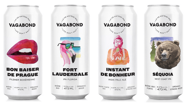 vagabond bières biologiques