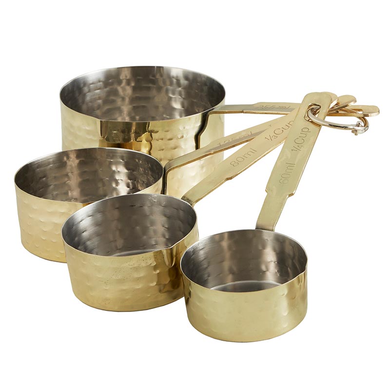 Gold Measuring Cup Set  NUANCE home + lifestyle