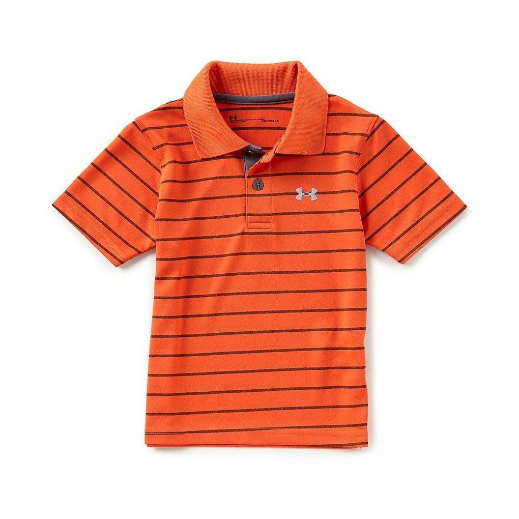 under armour playoff stripe polo