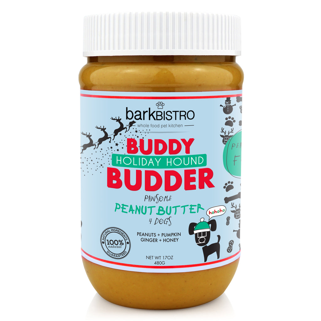 HOLIDAY HOUND BUDDY BUDDER- 100% NATURAL DOG PEANUT BUTTER, MADE IN US ...