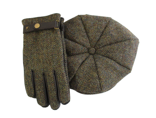 Men's Harris Tweed Bakerboy Hat