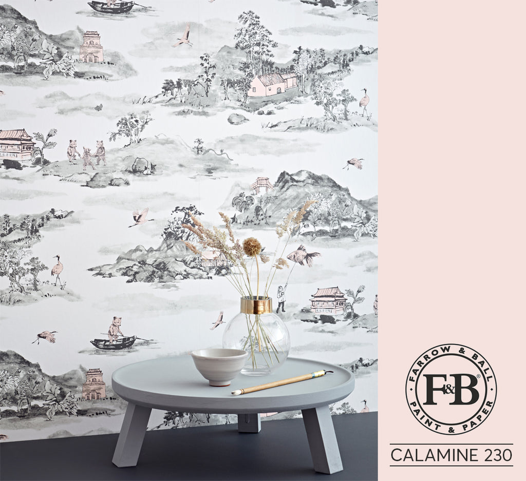 Montagnes Grey Pink Farrow and ball Calamine 230