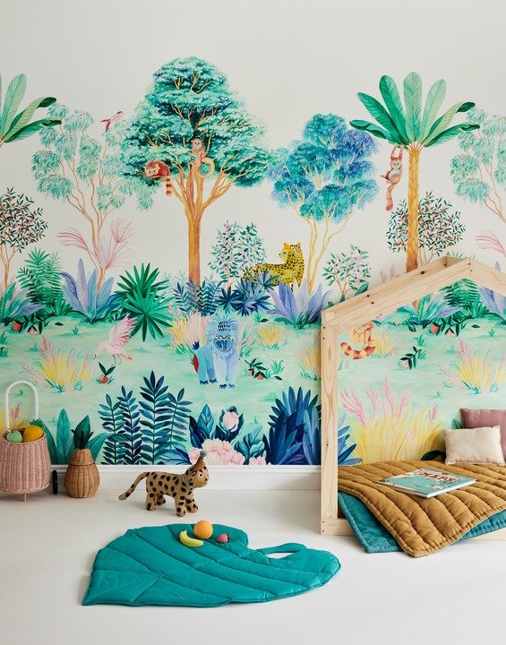 Sian Zeng Jungle Wallpaper in Colour