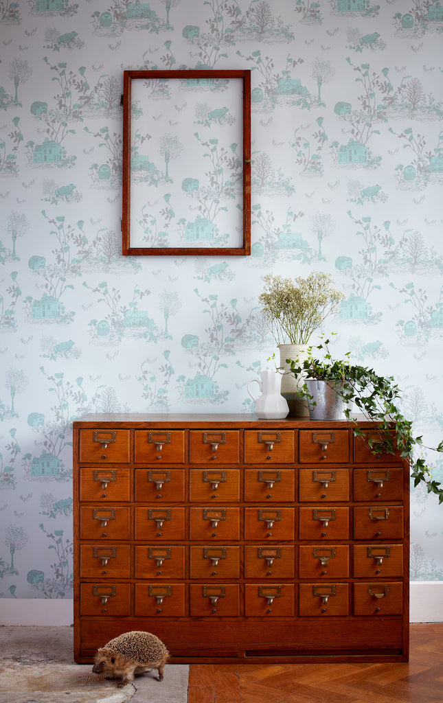 Sian Zeng Woodlands Wallpaper in Blau