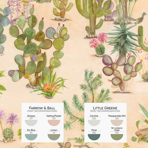 Desert Mural Wallpaper paint recommendations by Sian Zeng