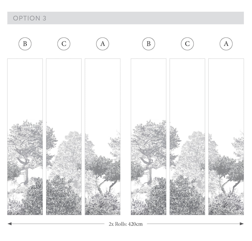 Hua Trees Wallpaper Mural Panels