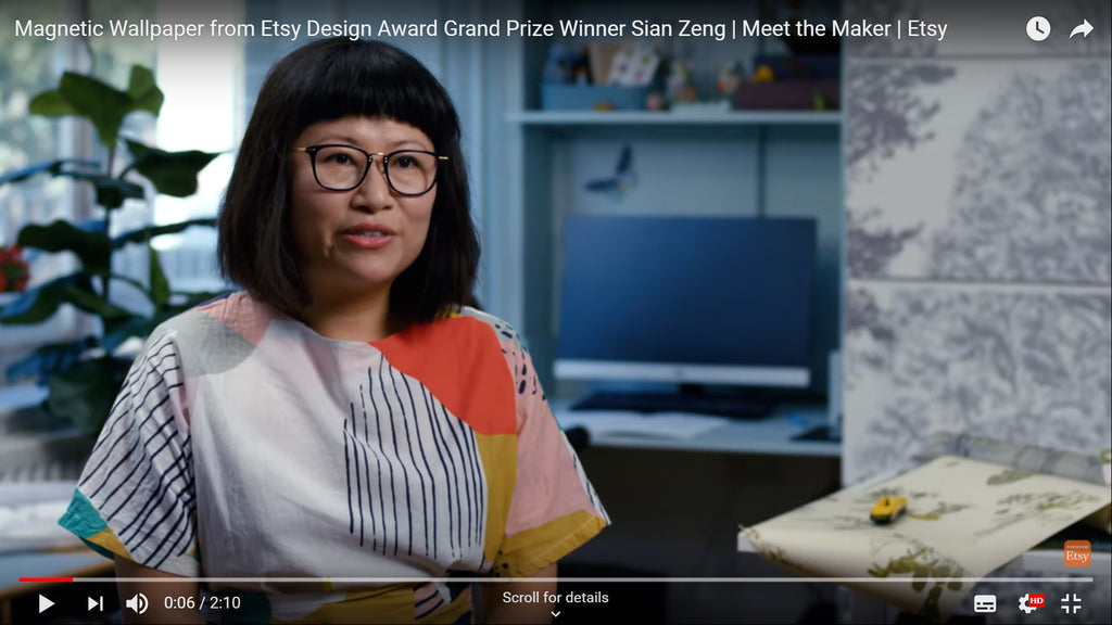 Entretien avec Sian Zeng Etsy Design Award 2019