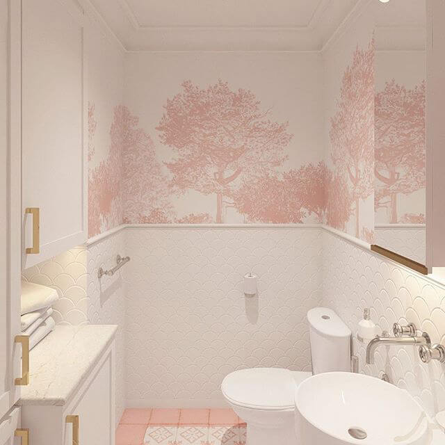 @warm_minimalism Hua árvores em rosa